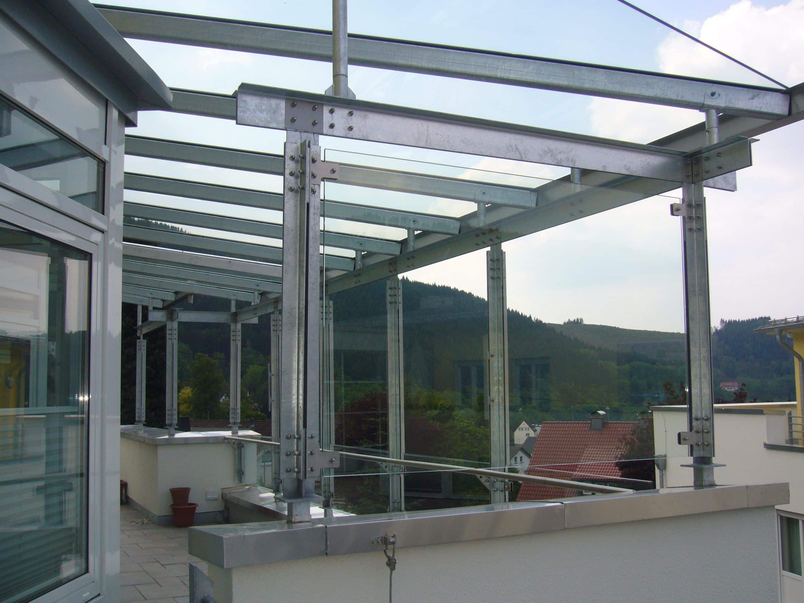 Stahl Terrassenüberdachung - Vordächer & Terrassendächer konfigurieren
